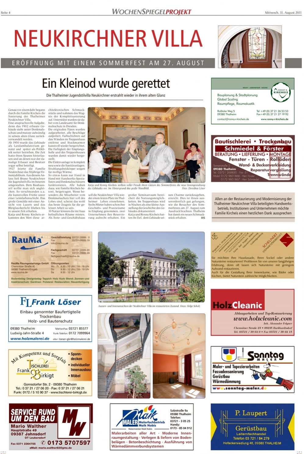 Wochenspiegel 31.08.2011